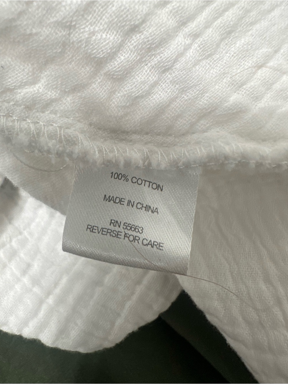 Asymmetrical White Textured Pocket-Knot Summer Dress - Picture 3 of 6